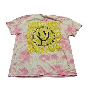 Smile tie dye shirt